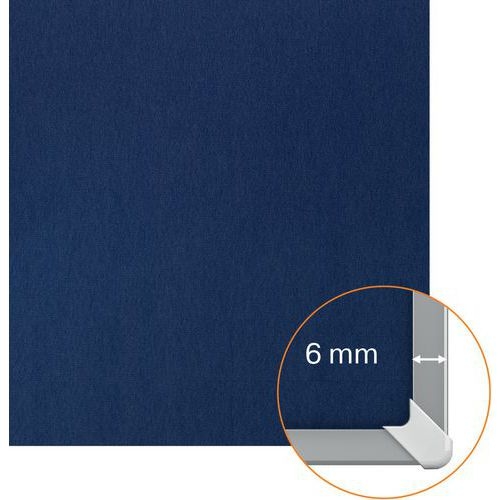 Tableau d'affichage en feutre  - 1200x900 mm - bleu  -  Nobo - Image 2