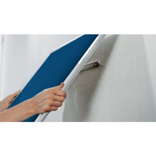 Tableau d'affichage en feutre  - 1200x900 mm - bleu  -  Nobo - Image 3