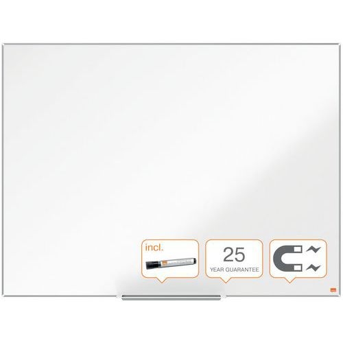 Tableau blanc - émaillé - 1200 x 900 mm - Nobo - Image 2