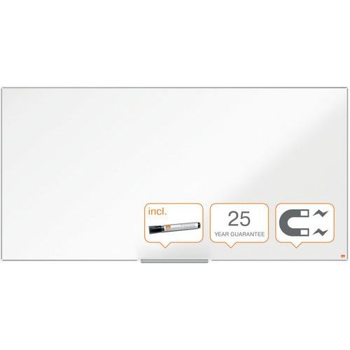 Tableau blanc - émaillé - 1800 x 900 mm - Nobo - Image 4