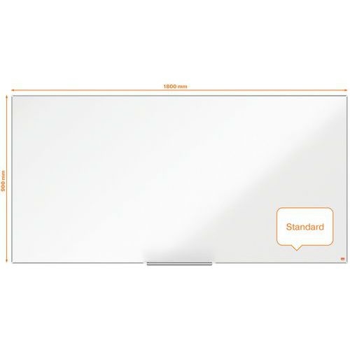Tableau blanc - émaillé - 1800 x 900 mm - Nobo - Image 5