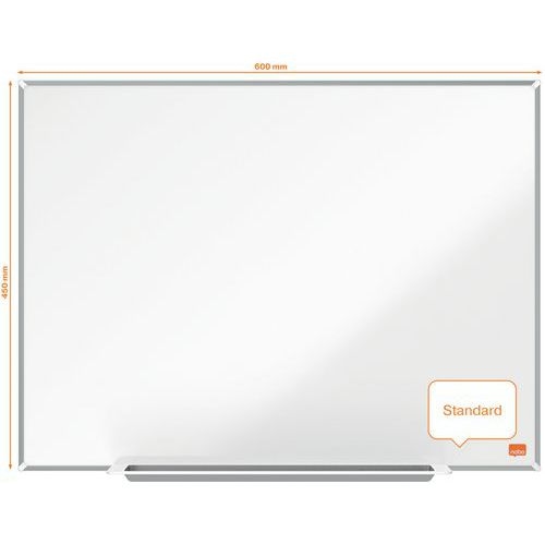 Tableau blanc - acier laqué - 600 x 450 mm -  Nobo - Image 3