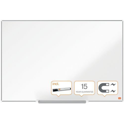 Tableau blanc - acier laqué - 900 x 600 mm - Nobo - Image 4