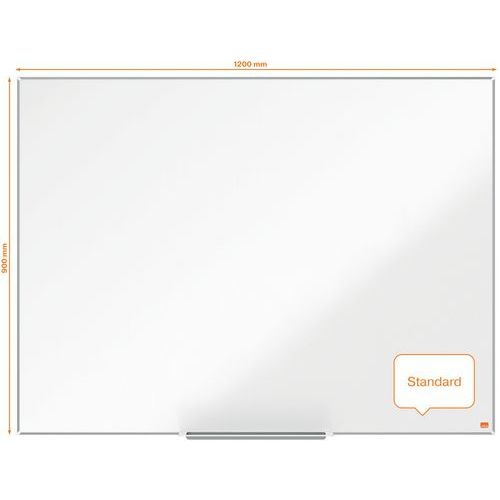 Tableau blanc - acier laqué- 1200 x 900 mm - Nobo - Image 5