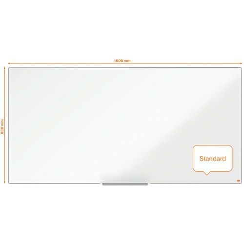 Tableau blanc - acier laqué- 1800 x 900 mm - Nobo - Image 5