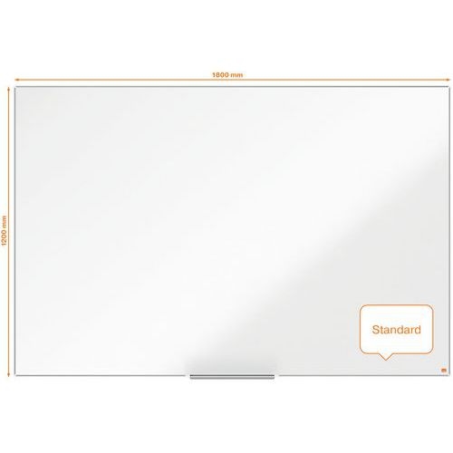 Tableau blanc - acier laqué - 1800 x 1200 mm -  Nobo - Image 4