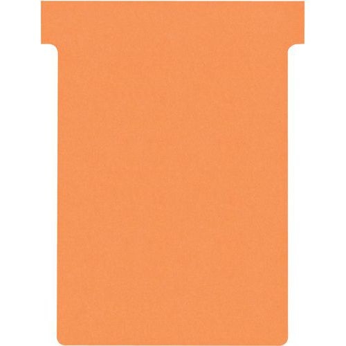 Lot de 100 Fiches T Nobo Indice 3 orange - Image principale
