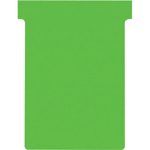 Lot de 100 Fiches T Nobo Indice 3 vertes - Image principale