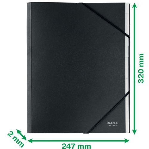Lot de 10 Trieur Re:cycle A4 -12 touches - noir - Leitz - Image 4