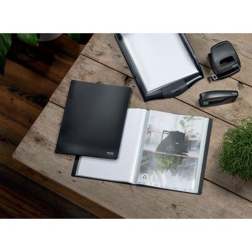 Lot de 10 Protège-documents  - 20  vues - noir -  Re:cycle -Leitz - Image 4