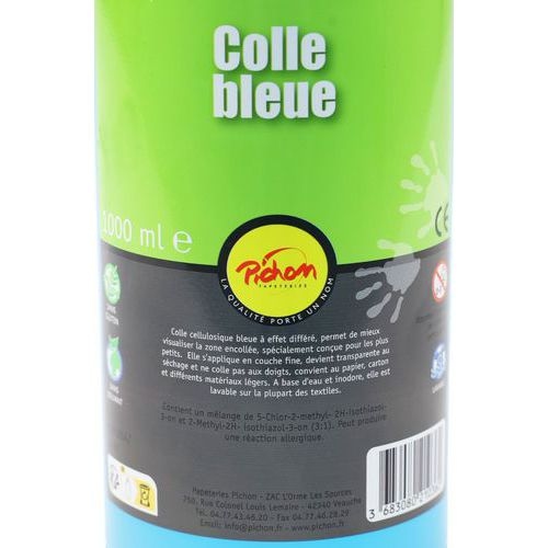 Flacon de 1 litre colle bleue Pichon - Image 5