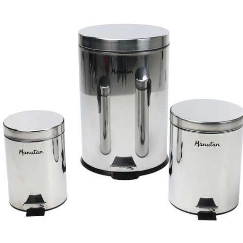 Poubelle sanitaire Inox à pédale Manutan - Manutan Expert - Image 5