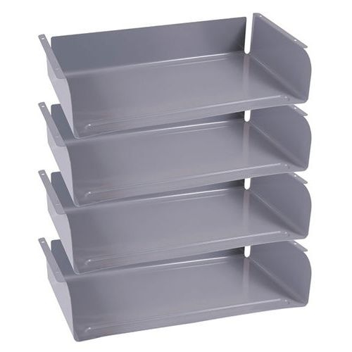Lot de 4 casiers pour table Gange - Lem et Tage gris - Image 3