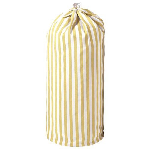 Sac à linge forme marin à fond rond - Modèle 805 - Rayé blanc jaune - Image principale