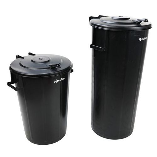 Poubelle avec couvercle - 60 L et 100 L - Manutan Expert - Image 8