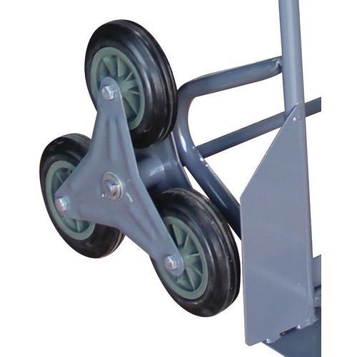 Diable 3 roues étoile - Force 250 kg - Image 4