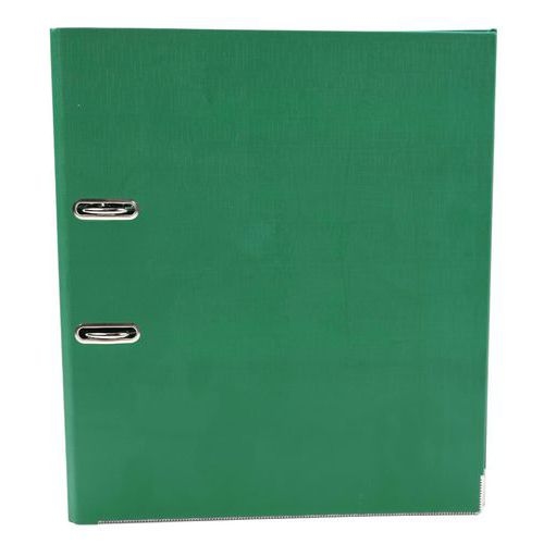 Classeur à levier plastique A4 dos: 75mm avec œillets de blocage et porte-étiquettes - Vert - Image 3