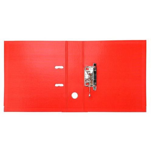 Classeur à levier plastique A4 dos: 50mm avec œillets de blocage - Rouge - Image 4