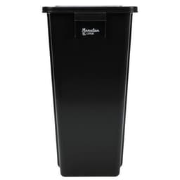 Collecteur tri sélectif sans couvercle noir 60 L - Image 4