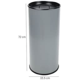 Cendrierà sable rond - 60L - Manutan - Gris - Image 4
