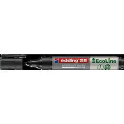Marqueur effaçable à sec Edding 28 pointe ogive recyclé - Noir - Image principale