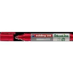 Marqueur effaçable à sec Edding 28 pointe ogive recyclé - Rouge - Image principale