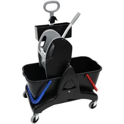 Chariot de lavage 2 x 15 L avec bac produit Presse et Poignée latérale - Image principale