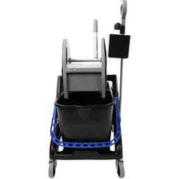 Chariot de lavage 2 x 15 L avec bac produit Presse et Poignée latérale - Image 2
