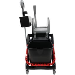 Chariot de lavage 2 x 15 L avec bac produit Presse et Poignée latérale - Image 13
