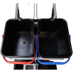 Chariot de nettoyage avec porte-sac - 4 seaux et 1 presse - Image 12