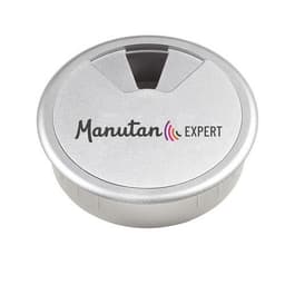 Obturateur passe-cable rond Ø 80 mm Aluminium - Manutan Expert - Image principale