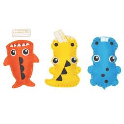 Mange soucis à coudre en feutrine croc'animals x3 - Image principale