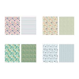 Coupon tissu 45,5x55 imprimés géométriques (lot de 4) - Image 3