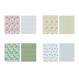 Coupon tissu 45,5x55 imprimés animaux (lot de 4) - Image 2