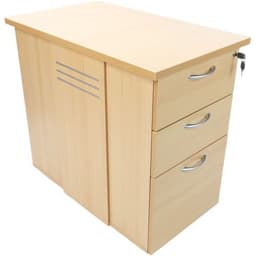 Caisson hauteur bureau Quatuor profondeur 60 cm Hêtre/alu Hêtre - Image 7