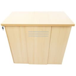 Caisson hauteur bureau Quatuor profondeur 70 cm Hêtre/alu Hêtre - Image 5