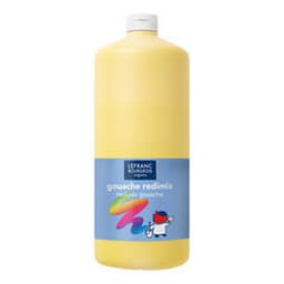 Flacon 2 litres gouache redimix lefranc bourgeois - jaune primaire - Image principale