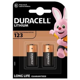 Lot de 2 Pilesithium haute puissance Duracell 123 3 V - Image principale