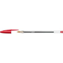 Stylo bille Bic Cristal pointe moyenne - rouge - Image principale