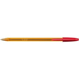 Stylo bille Bic Cristal orange nouvelle pointe fine - rouge - Image 3