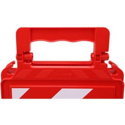 Chevalet de signalisation h600mm x275mm hachure r/b - Image 4
