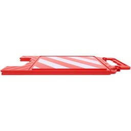 Chevalet de signalisation h600mm x275mm hachure r/b - Image 2