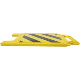 Chevalet de signalisation h600mm x275mm hachure j/n - Image 5