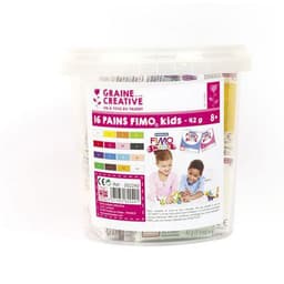 Lot 16 pains fimo 42g couleurs assorties - Image principale