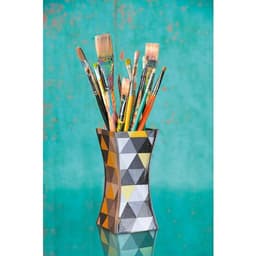 Vase en carton base carrée 123x56x56 mm - Image 2