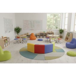 Chauffeuse courbe 120° Bambino  multicolore - Manutan Expert - Image 4