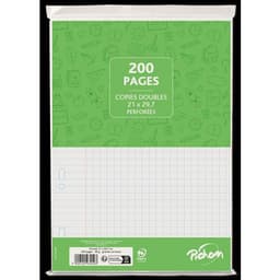 Copies doubles 200 pages 90g A4 perforées seyes (Etui de 50) - Image principale