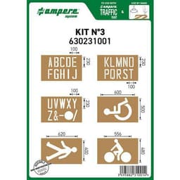 KIT POCHOIRS N°3 (6 PLANCHES) - Image principale