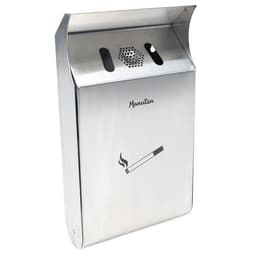 Cendrier mural design Manutan - 3L - Inox 304 - Image principale
