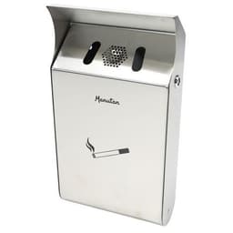Cendrier mural design Manutan - 3L - Inox 304 - Image 7